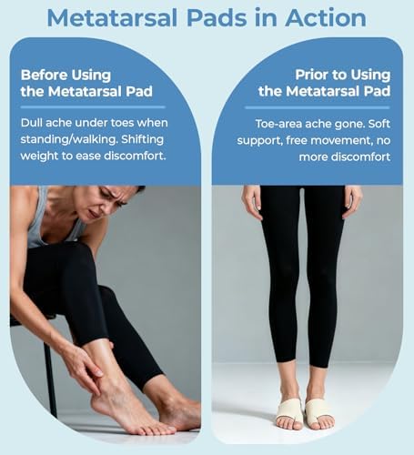 Comparison shot of MasterMo gel inserts inside the fabric sleeve for shock absorption.