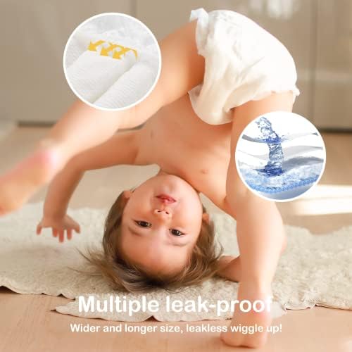 Close up view of Babycozy chemical free baby diapers showing the secure adjustable grip fastening tapes