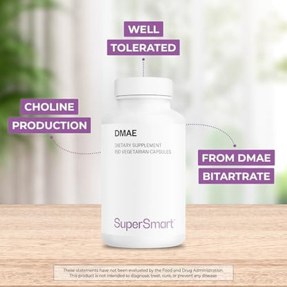 Premium USA imported DMAE bitartrate cognitive support nutrition facts