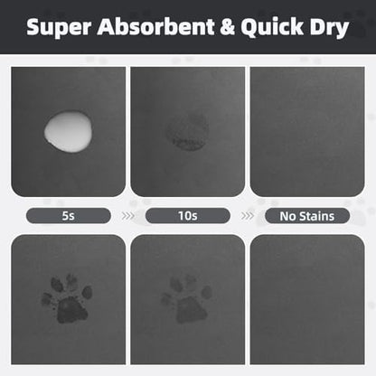 Padoor Pet Feeding Mat waterproof rubber backing