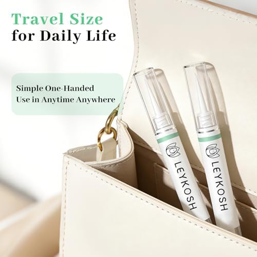 Leykosh nail glue remover pen held in hand for scale
