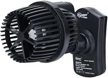 Hygger aquarium circulation powerhead highlighting the strong magnetic suction base components