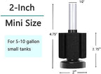 Aquaneat nano fish tank sponge filter setup