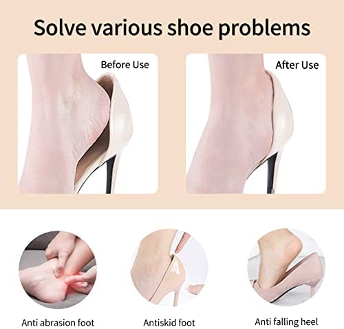 Comparison of loose shoe fit versus snug fit using heel filler inserts.