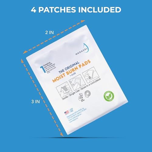 Non-stick medical grade burn dressing for painless removal and scar prevention