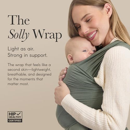 Close up view of the buttery soft fabric texture of the premium baby carrier sling.