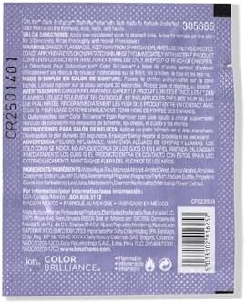 Ion Color Brilliance skin stain remover packet featuring aloe vera soothing gel formula