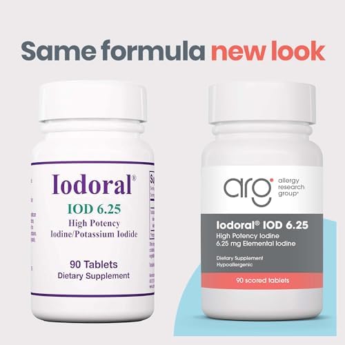 Optimox Iodoral supplement label detailing 6.25 mg potency