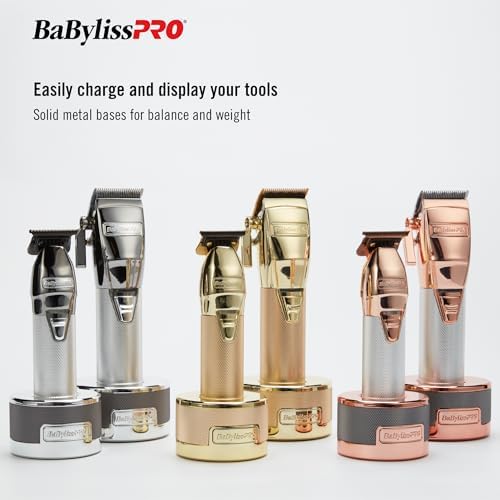 BaBylissPRO professional trimmer base showing stable weighted bottom design