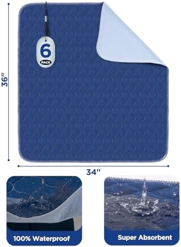 Close up of Pronior 4-layer absorbent bed pad fabric texture