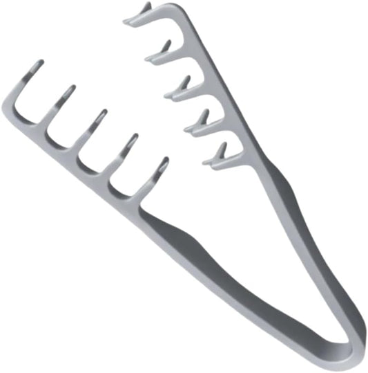 Generisch wide-toothed hair comb front view for textured styling.