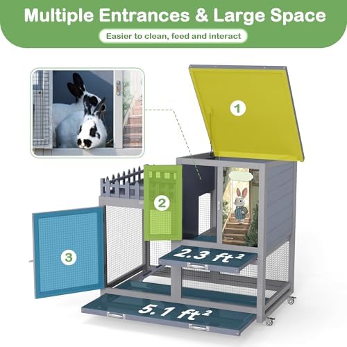 Cozivvovv small animal house interior ramp and upper retreat