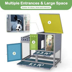 Cozivvovv small animal house interior ramp and upper retreat