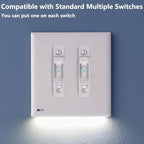 Top down view of Gebena light switch cover protector