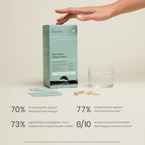 Perelel postpartum health supplement box side angle