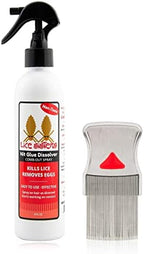 Close up of Lice Sisters packaging detailing pesticide free ingredients