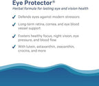 Pure Synergy Eye Protector organic certification seal display