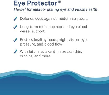 Side profile of Pure Synergy Eye Protector bottle showing 60 count