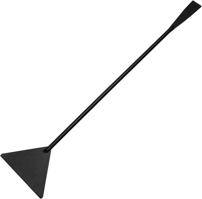 Finbe aquatic plant base plate shovel front view black stainless steel