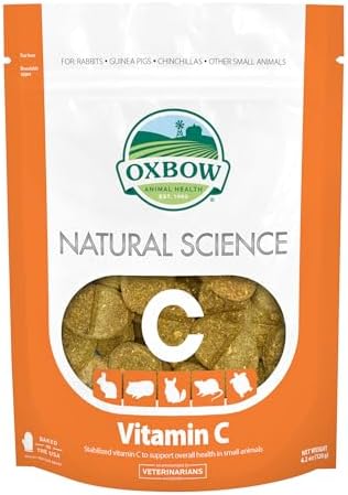 Oxbow Natural Science Vitamin C Supplement, Vitamin C & High-Fiber Timothy Hay, Guinea Pig Items, Made in the USA, Small Pet Supplies, Recommended by Veterinarians, 4.2 oz - Image 2