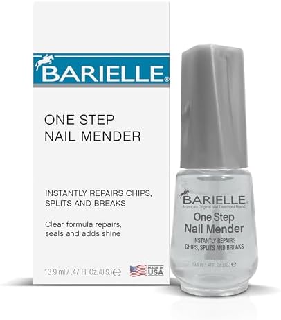 Barielle clear nail repair gel brush applicator for damaged fingernails