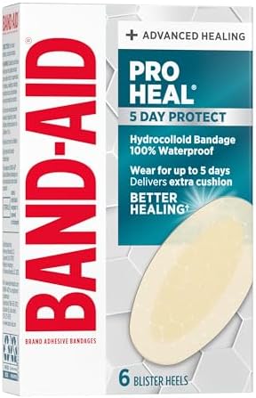Visual guide showing the white bubble indicator on a blister bandage