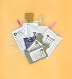 Premium USA imported wig customization kit with purple shampoo and application brush for flawless hair installs.