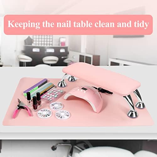 Lionvison nail arm rest with stainless steel legs extended