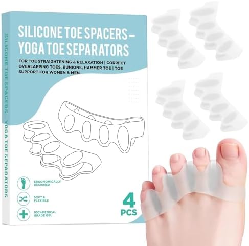 Medical grade gel toe separators for bunion relief