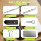 Kittmip tick remover leather holster for portable outdoor use.