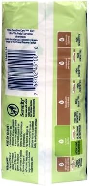 Back label illustration highlighting the 3x protection technology of TENA light pads.