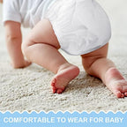 Funtery baby plastic pants elastic waistband leakproof fit detail