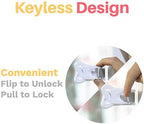 White plastic Inaya safety lock mechanism detail
