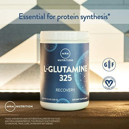 Authentic MRM Nutrition L-Glutamine packaging side view