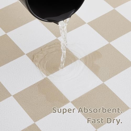 Anti-skid rubber backing of pet feeding mat