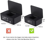 Moorfowl wipe holder with flip top lid open