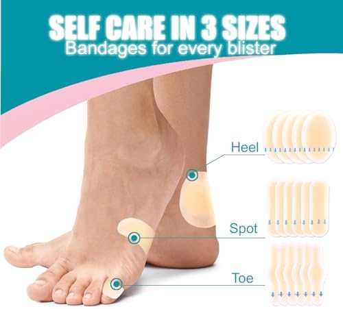 Close up view of the sterile absorbent material properties of the protective blister pads