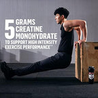 Muscle Milk Pro Series Creatine powder texture and scoop view