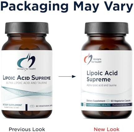 Designs for Health Lipoic Acid Supreme supplement facts label