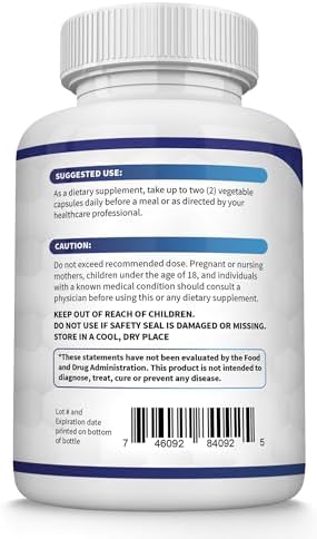 Toplux Nutrition Magnesium 1000mg side panel displaying non GMO and vegan certificates