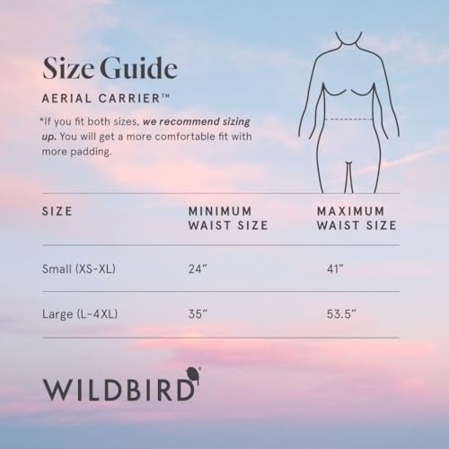 Back carry position of WildBird Aerial Buckle Carrier