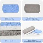 Natural pumice stone set for foot care and exfoliation