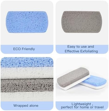Natural pumice stone set for foot care and exfoliation