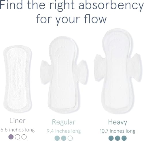 Individually wrapped LOLA panty liners displayed for portable hygiene use.