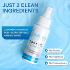 Dermatologist tested non-irritating eyelid spray for daily ocular health.