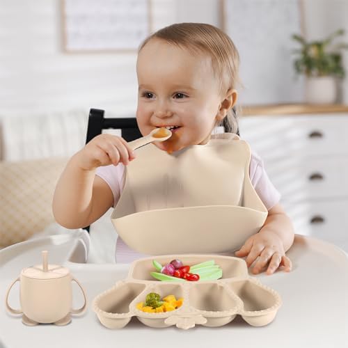 Full Bxll baby feeding kit components arranged