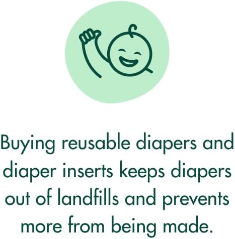 Naturally Nature cloth diaper insert 12 pack packaging