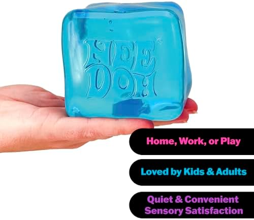 Durable latex free thermoplastic rubber Niceberg cube being stretched