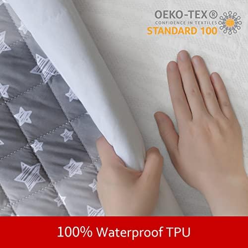Leakproof dog pillow cover highlighting the premium waterproof inner layer.