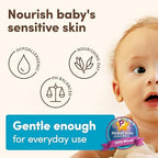 Imported baby wash with soothing oat formula for delicate skin